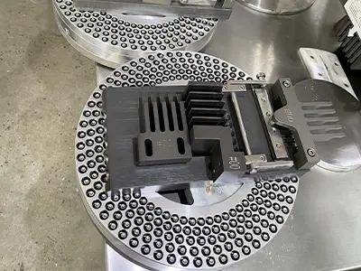 Semi-automatic capsule filling machine capsule tray