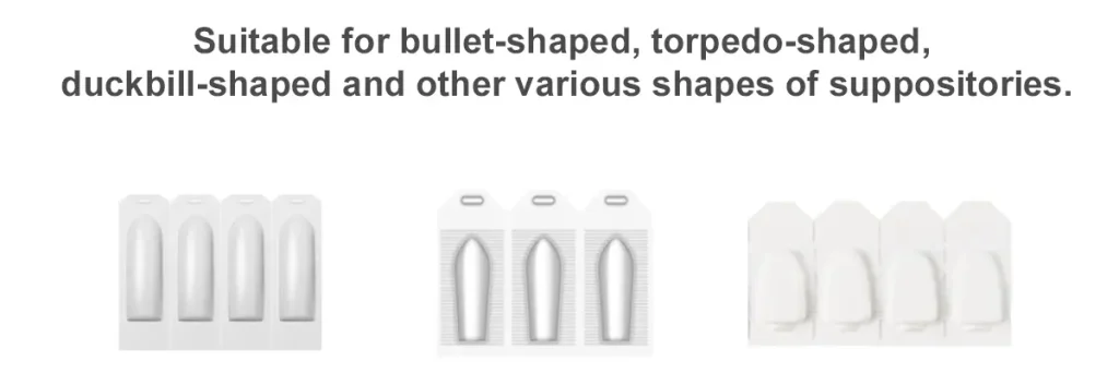 Suppositories Packaging Machine application
