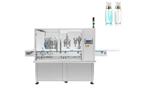 Automatic Liquid Filling Machine for pharmaceutical/cosmetic industries, high-precision filling equipment, GMP compliant